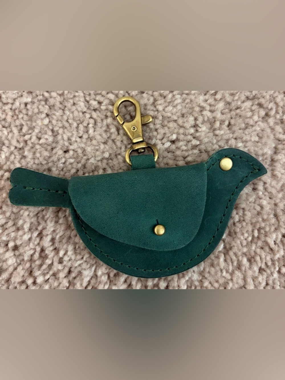Portland Leather Goods Mockingbird Pouch in Green (?)